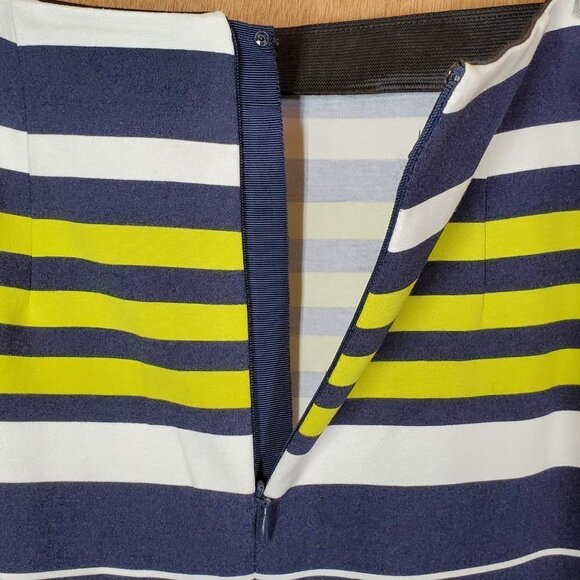 💎222 Ann Taylor Stripped Pencil Skirt - Picture 4 of 8